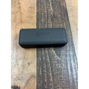 DKNY Black Hard Shell Eyeglass Sunglass Case Matte Logo Clamshell Protector